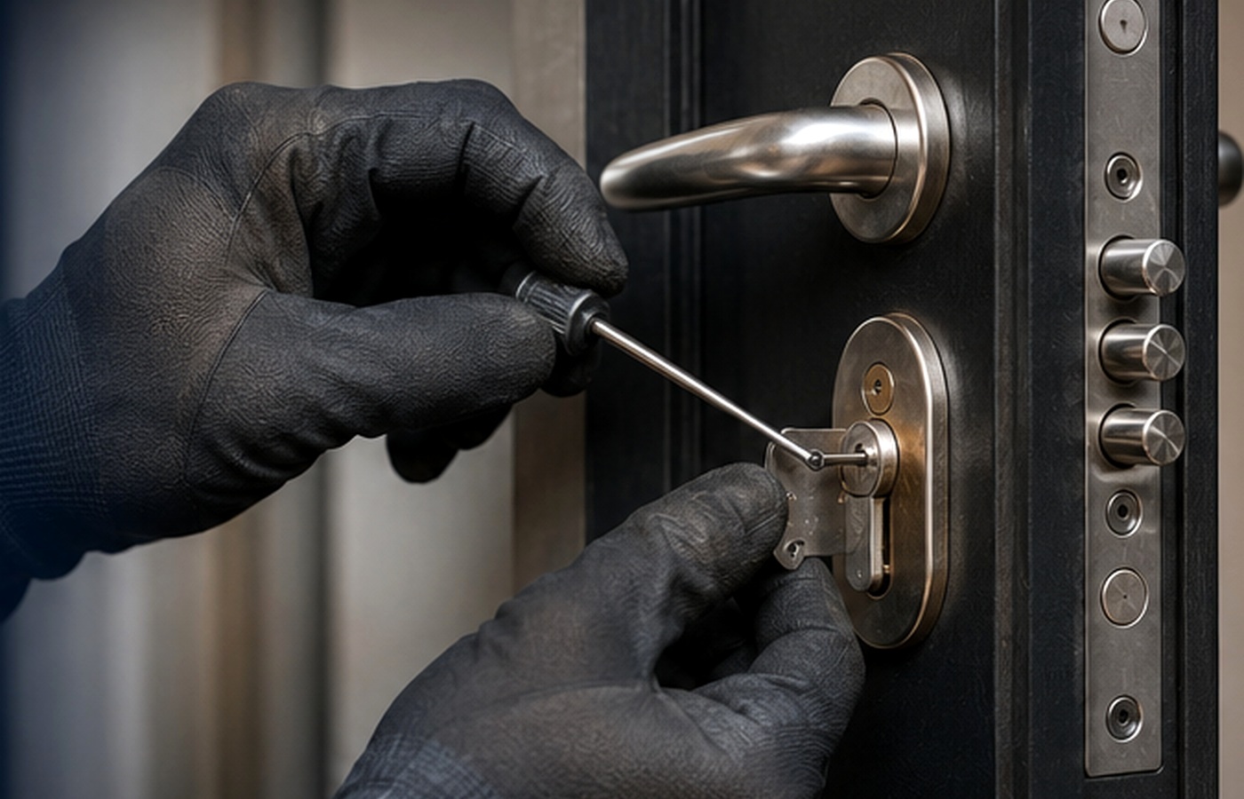 Slotenmaker brasschaat werkt aan een deurslot